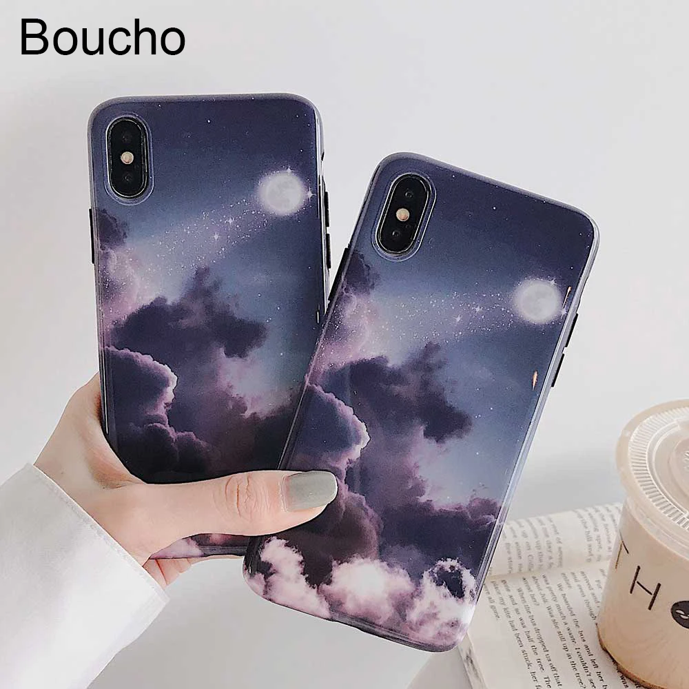 Boucho Fashion Colorful Moonlight Cloud Phone Cases For iphone XS MAX 6s 6 7 8 plus X XR Soft Case Silicone Cover For iphone XS
Boucho Fashion Colorful Moonlight Cloud Phone Cases For iphone XS MAX 6s 6 7 8 plus X XR Soft Case Silicone Cover For iphone XS