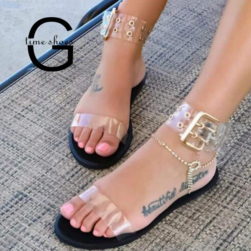 Dropshipping Summer Women New Fashion Comfortable Casual Word Buckle Sandals Solid Color Simple Flat Sandals GCYR010
Dropshipping Summer Women New Fashion Comfortable Casual Word Buckle Sandals Solid Color Simple Flat Sandals GCYR010