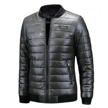 Men's Leather Jackets O-Neck Collar Coats Male Motorcycle Thick Leather Jacket Casual Business Slim Fit Outwear Men Coats
Men's Leather Jackets O-Neck Collar Coats Male Motorcycle Thick Leather Jacket Casual Business Slim Fit Outwear Men Coats