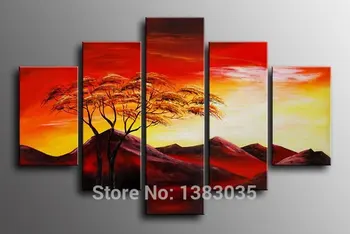 Hand Painted Modern Abstract Landscape Art Oil Paintings On Canvas 5 Piece Canvas Wall Decoration Picture Set
Hand Painted Modern Abstract Landscape Art Oil Paintings On Canvas 5 Piece Canvas Wall Decoration Picture Set