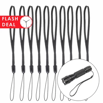 18CM 10Pcs Tactial Flashlight Strap Lanyard Sling EDC Outdoor Tool Custom Black Paracord Anti Lost For Torch Camera Phone Kits
18CM 10Pcs Tactial Flashlight Strap Lanyard Sling EDC Outdoor Tool Custom Black Paracord Anti Lost For Torch Camera Phone Kits