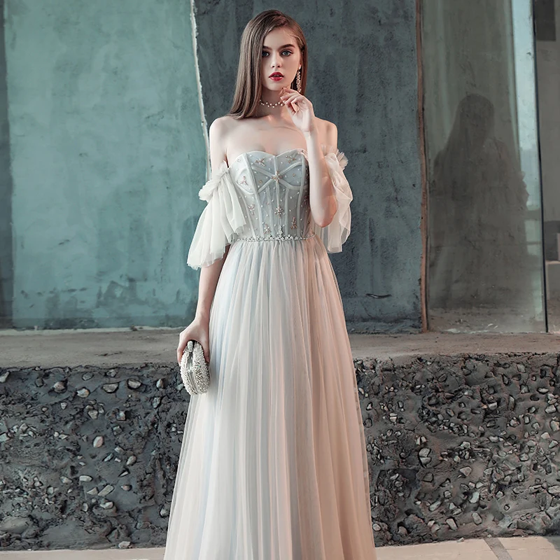 Women Modern Fashion Party Dress Club Strapless Long Dresses Prom Crystal Vestido De Festa Floor Length Lace Pleat Elegant Frock
Women Modern Fashion Party Dress Club Strapless Long Dresses Prom Crystal Vestido De Festa Floor Length Lace Pleat Elegant Frock