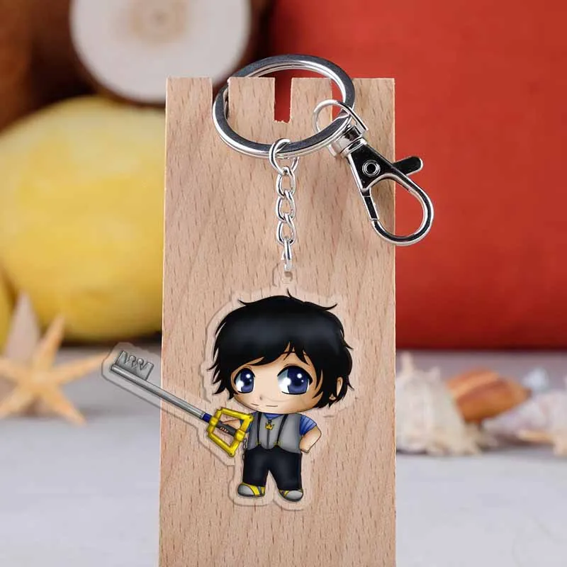 Game Kingdom Heart Keychain Japanese Cartoon Figure Landof Departure sora riku kairi Car Key Holder Chain Pendants Keyrings
Game Kingdom Heart Keychain Japanese Cartoon Figure Landof Departure sora riku kairi Car Key Holder Chain Pendants Keyrings