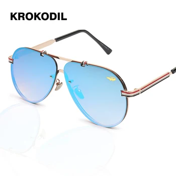 KROKODIL Retro Unisex Sunglasses Men Wom Fashion Sunglasses Luxury Brand Designer For Female Shades Ladies Sun Glasses Oculos 
KROKODIL Retro Unisex Sunglasses Men Wom Fashion Sunglasses Luxury Brand Designer For Female Shades Ladies Sun Glasses Oculos