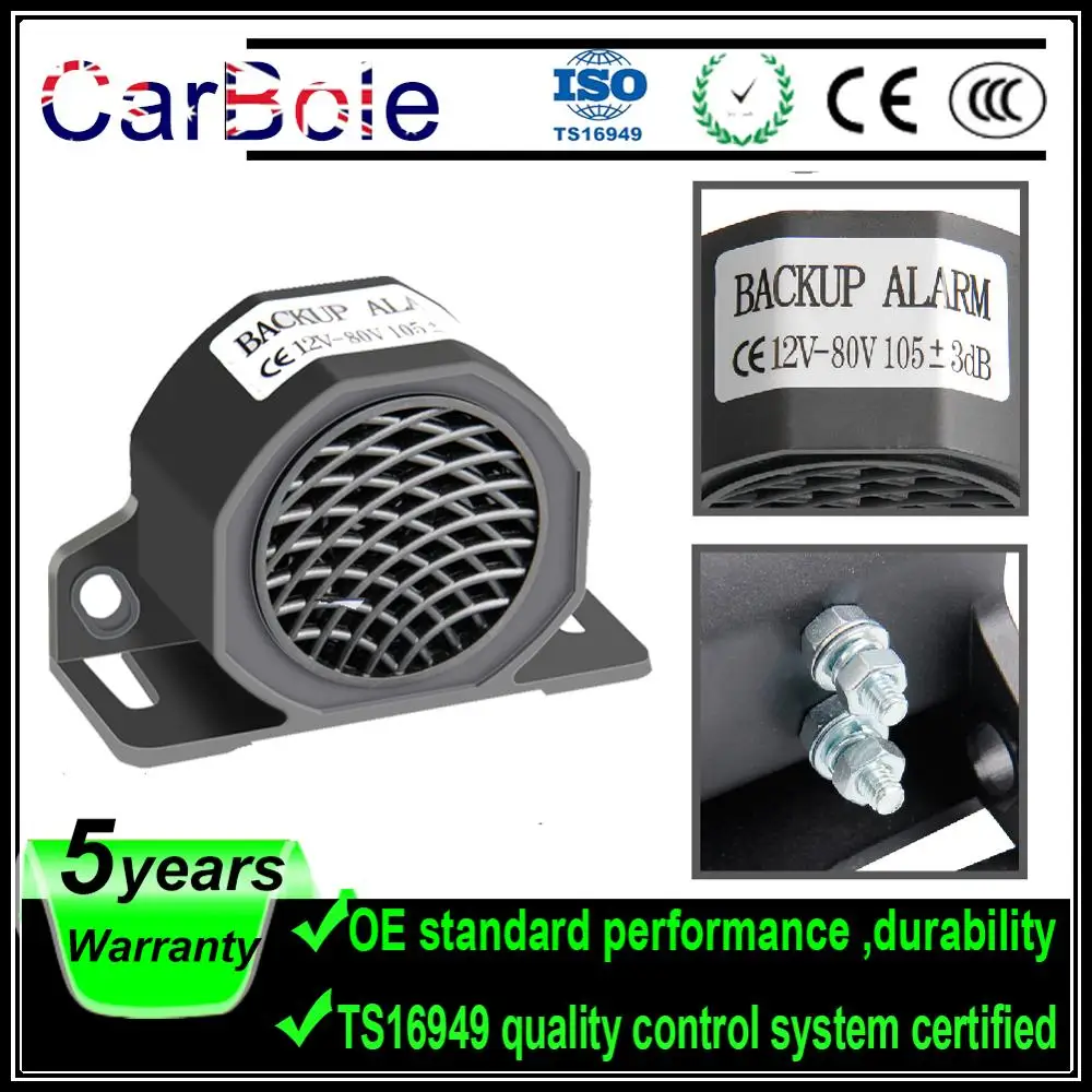 CarBole 12-80V 105 DB Universal Backup Beeper Warning Alarm Car Truck Machinery Excavator
CarBole 12-80V 105 DB Universal Backup Beeper Warning Alarm Car Truck Machinery Excavator