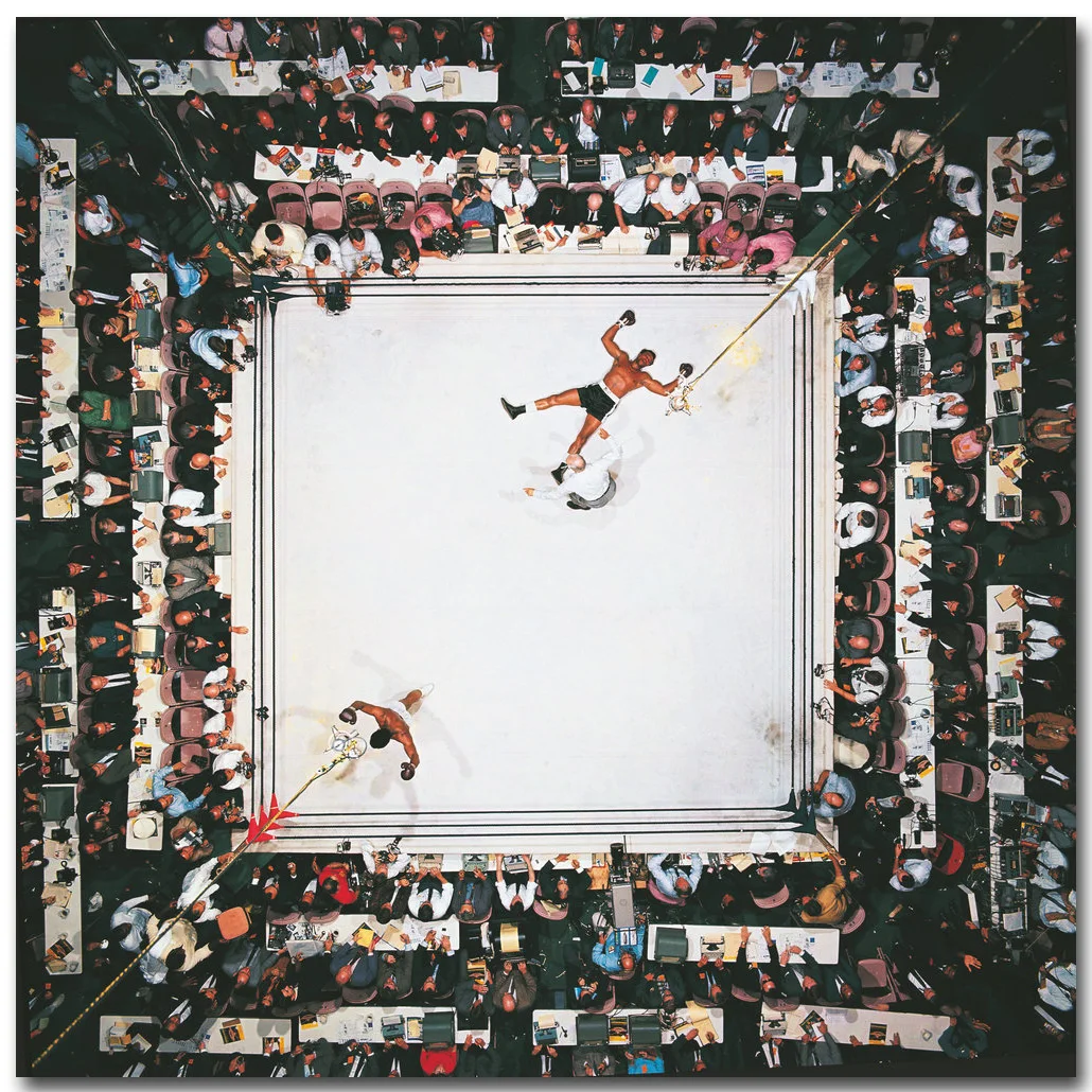 Muhammed Ali vs Sonny Liston Art Silk Fabric Poster 16x16 30x30 inch Boxing Sport Pictures for Living Room Wall Decor 015
Muhammed Ali vs Sonny Liston Art Silk Fabric Poster 16x16 30x30 inch Boxing Sport Pictures for Living Room Wall Decor 015