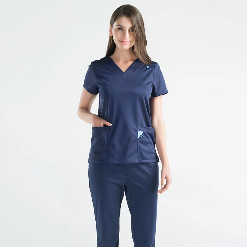 Ред предметы форменной одежды для Xtreme ‎Scrub комплекты медицинская униформа
