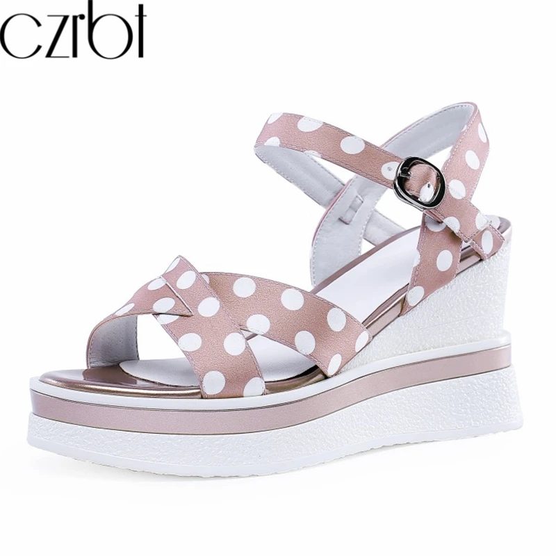Czrbt 2019 New Summer Shoes Women Fashion Wedges Buckle Platform Sandals Women Casual chaussures femme Non-Slip zapatos de mujer
Czrbt 2019 New Summer Shoes Women Fashion Wedges Buckle Platform Sandals Women Casual chaussures femme Non-Slip zapatos de mujer