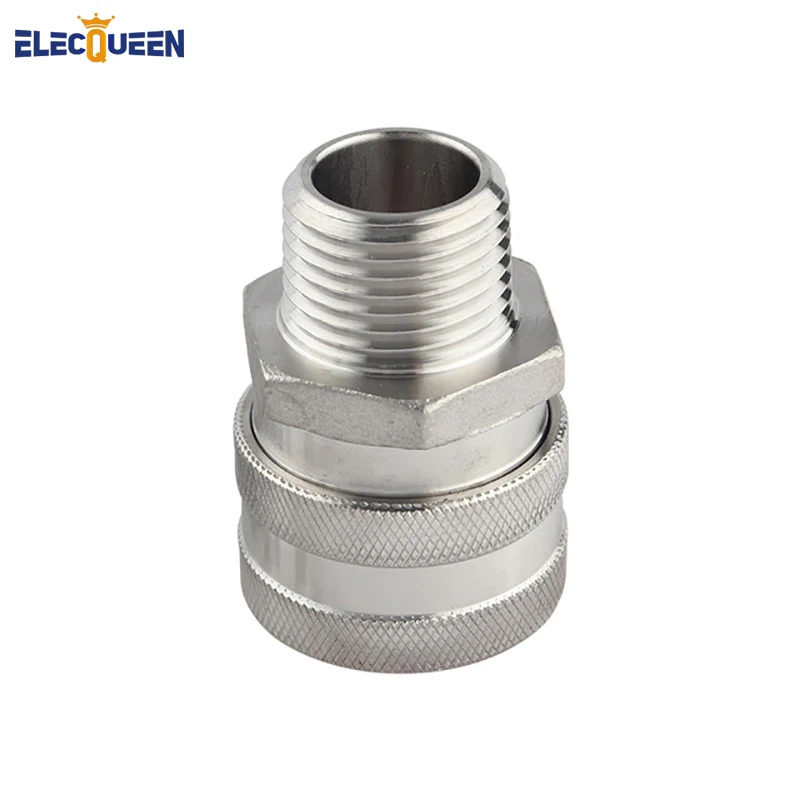 Stainless Female Quick Disconnect with 1/2" Male Thread Draft Beer Equipment Homebrew Hardware Pipe Fittings
Stainless Female Quick Disconnect with 1/2" Male Thread Draft Beer Equipment Homebrew Hardware Pipe Fittings