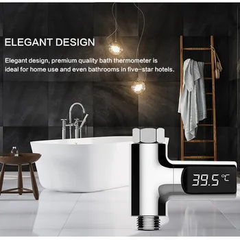 LED Display Home Water Shower Thermometer Flow Self-Generating Electricity Water Temperture Meter Monitor For Baby Care
LED Display Home Water Shower Thermometer Flow Self-Generating Electricity Water Temperture Meter Monitor For Baby Care