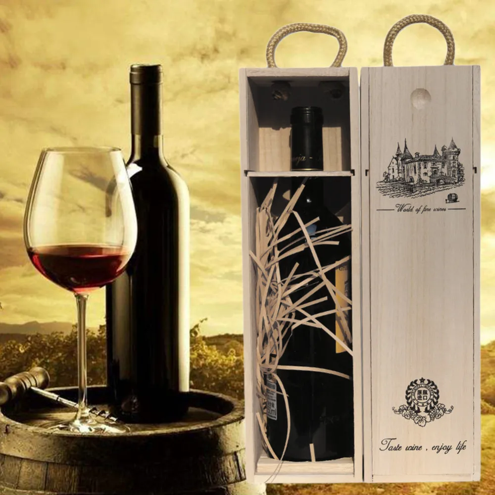 Manufacturers Custom-Made Wholesale Wine Bags High-Quality Platane Wood Red Wine Carrier Gift Packing Box with Leather Tote
Manufacturers Custom-Made Wholesale Wine Bags High-Quality Platane Wood Red Wine Carrier Gift Packing Box with Leather Tote