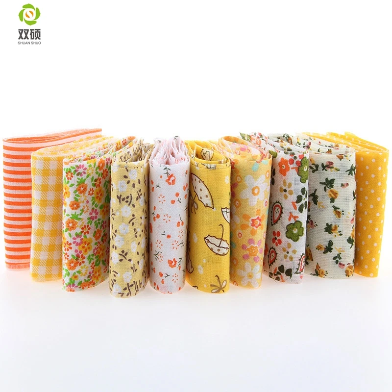 New arrivals100%cotton 10pcs Jelly Roll Sewing Textile Yellow Sets Fabric Strips 5x100cm Tildes Quilting Doll's Clothes TX-1-3
New arrivals100%cotton 10pcs Jelly Roll Sewing Textile Yellow Sets Fabric Strips 5x100cm Tildes Quilting Doll's Clothes TX-1-3