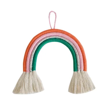 Rodzew 2019 Creative Spring Rainbow Nursery Woven Wall Hanging Pastel Rainbow Macrame Kid Room Decoration Tapestry Nordic Style
Rodzew 2019 Creative Spring Rainbow Nursery Woven Wall Hanging Pastel Rainbow Macrame Kid Room Decoration Tapestry Nordic Style
