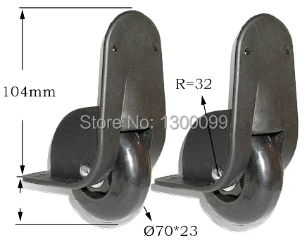 Luggage suitcase trolley Bag Replacement Luggage wheels L008