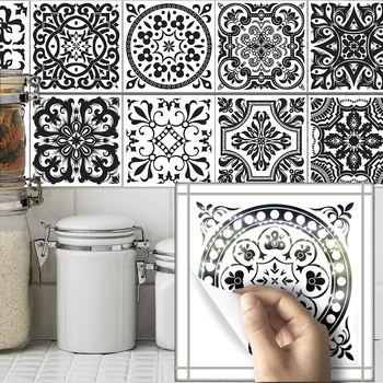 Bathroom Decor Black and White Tile stickers Wall Decals Home Kitchen Decoration Waterproof Wallpaper Wall Art TS018
Bathroom Decor Black and White Tile stickers Wall Decals Home Kitchen Decoration Waterproof Wallpaper Wall Art TS018