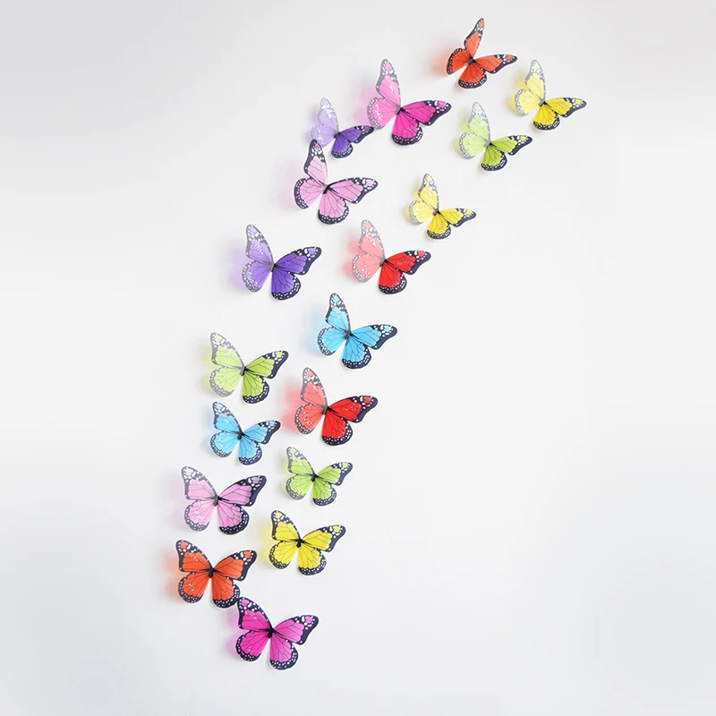 18pcs/lot 3d Effect Crystal Butterflies Wall Sticker Beautiful Butterfly for Kids Room Wall Decals Home Decoration On the Wall
18pcs/lot 3d Effect Crystal Butterflies Wall Sticker Beautiful Butterfly for Kids Room Wall Decals Home Decoration On the Wall