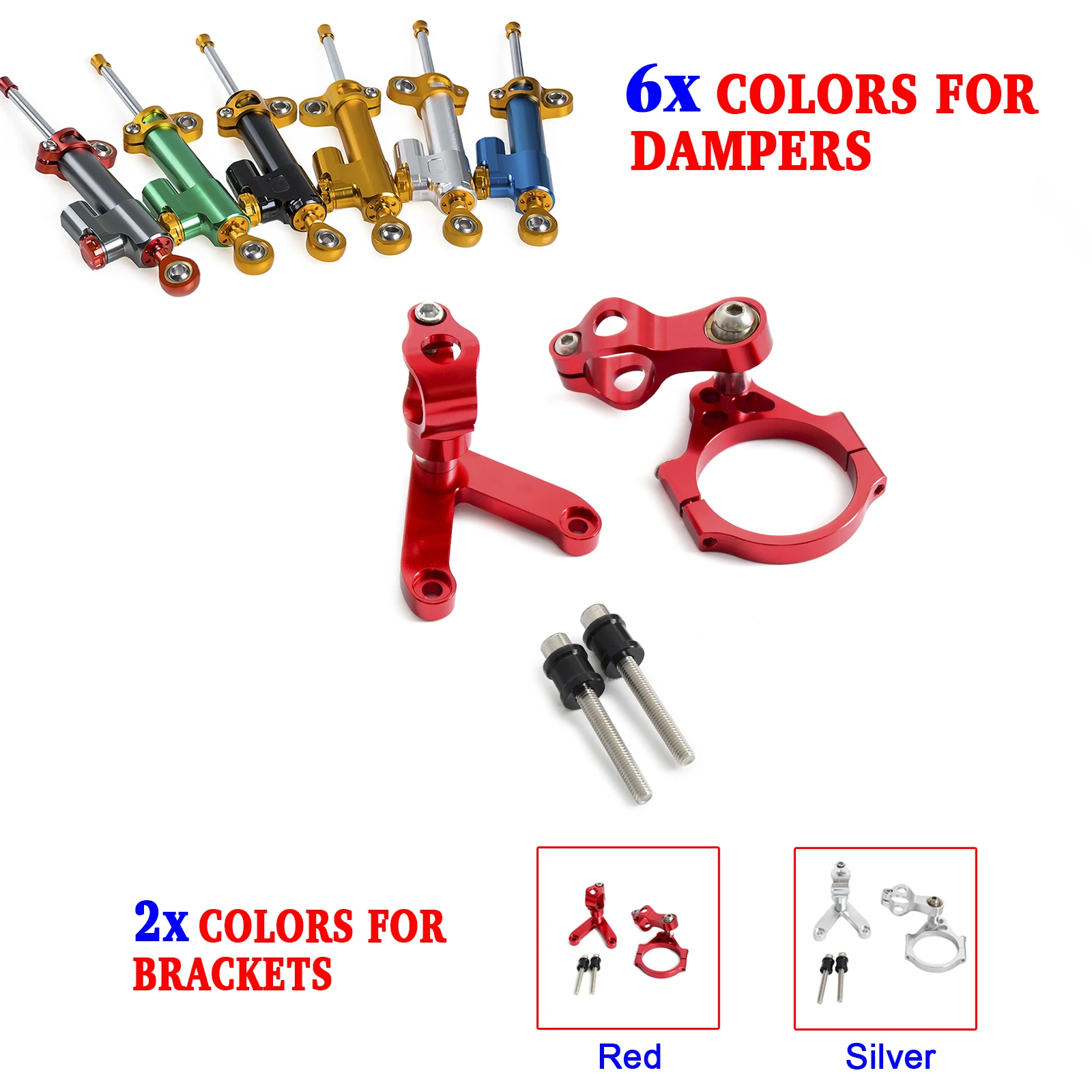 Motorcycle CNC Steering Damper Stabilizer & Bracket for Duacti 848 (Not Fit EVO Model) 2008 2009 2010
Motorcycle CNC Steering Damper Stabilizer & Bracket for Duacti 848 (Not Fit EVO Model) 2008 2009 2010