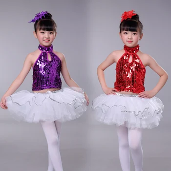 New Children Jazz Dance Costumes Sequins Ballroom Stage Performing Dresses Kids Latin Ballet Dance Tutu For Girls
New Children Jazz Dance Costumes Sequins Ballroom Stage Performing Dresses Kids Latin Ballet Dance Tutu For Girls