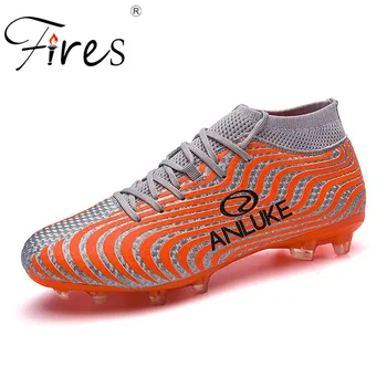 Fires Men's Soccer Shoes Chuteira Futebol Comfortable Sport Outdoor Waterproof Football Shoes Sneakers Long Spike Non-slip Shoes
Fires Men's Soccer Shoes Chuteira Futebol Comfortable Sport Outdoor Waterproof Football Shoes Sneakers Long Spike Non-slip Shoes