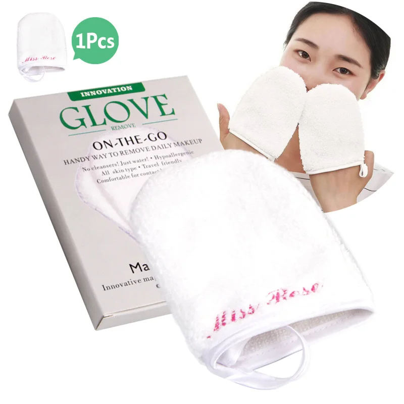 1Pcs Makeup Remover Gloves Easy Quick To Remove Lip Eye Face Eyelashes Makeup Double-layer Micro Fiber Makeup Remover Gloves
1Pcs Makeup Remover Gloves Easy Quick To Remove Lip Eye Face Eyelashes Makeup Double-layer Micro Fiber Makeup Remover Gloves