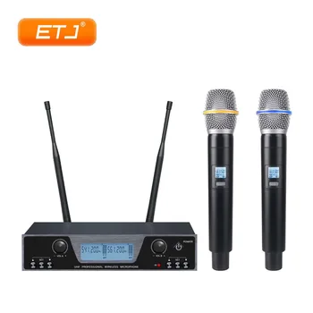 UHF Wireless Microphone 2 Handheld Transmitter Karaoke Microphone Dynamic Microphone EM-22
UHF Wireless Microphone 2 Handheld Transmitter Karaoke Microphone Dynamic Microphone EM-22