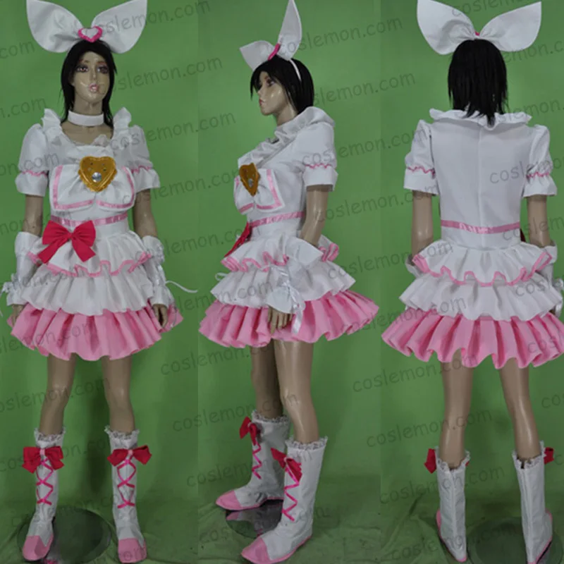 Suite PreCure Minamino Kanade/Cure Rhythm Cosplay Costume Halloween Uniform Outfit Dress+Shoes Covers+Headdress Custom-made
Suite PreCure Minamino Kanade/Cure Rhythm Cosplay Costume Halloween Uniform Outfit Dress+Shoes Covers+Headdress Custom-made
