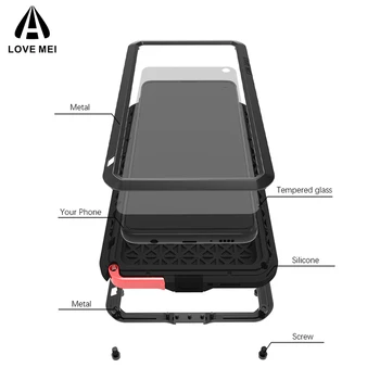 Love Mei Metal Case For Samsung Galaxy S10 Plus S10E S10 5G Armor Anti-Fall Case For Samsung S10 5G Plus Shockproof Phone Cover
Love Mei Metal Case For Samsung Galaxy S10 Plus S10E S10 5G Armor Anti-Fall Case For Samsung S10 5G Plus Shockproof Phone Cover