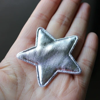 100pcs/lot Silver Star Felt Pentagram Metallic color Patch W/ Padded Felt Fabric star patches wall decor appliques
100pcs/lot Silver Star Felt Pentagram Metallic color Patch W/ Padded Felt Fabric star patches wall decor appliques