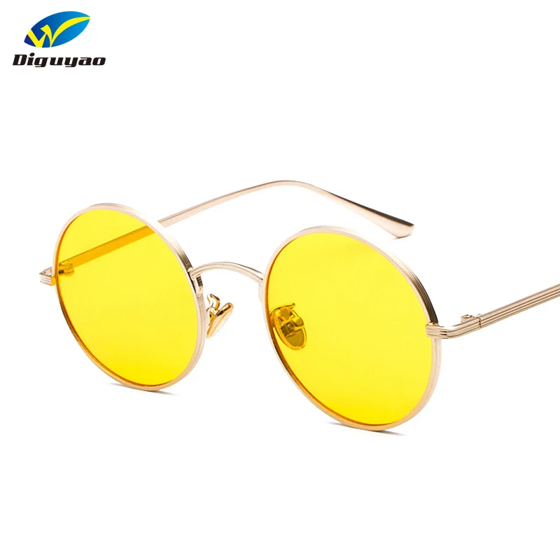DIGUYAO Vintage Sunglasses Women Retro Round Glasses Yellow Lense Metal Frame Glasses Coating Eyewear gafas de sol mujer
DIGUYAO Vintage Sunglasses Women Retro Round Glasses Yellow Lense Metal Frame Glasses Coating Eyewear gafas de sol mujer