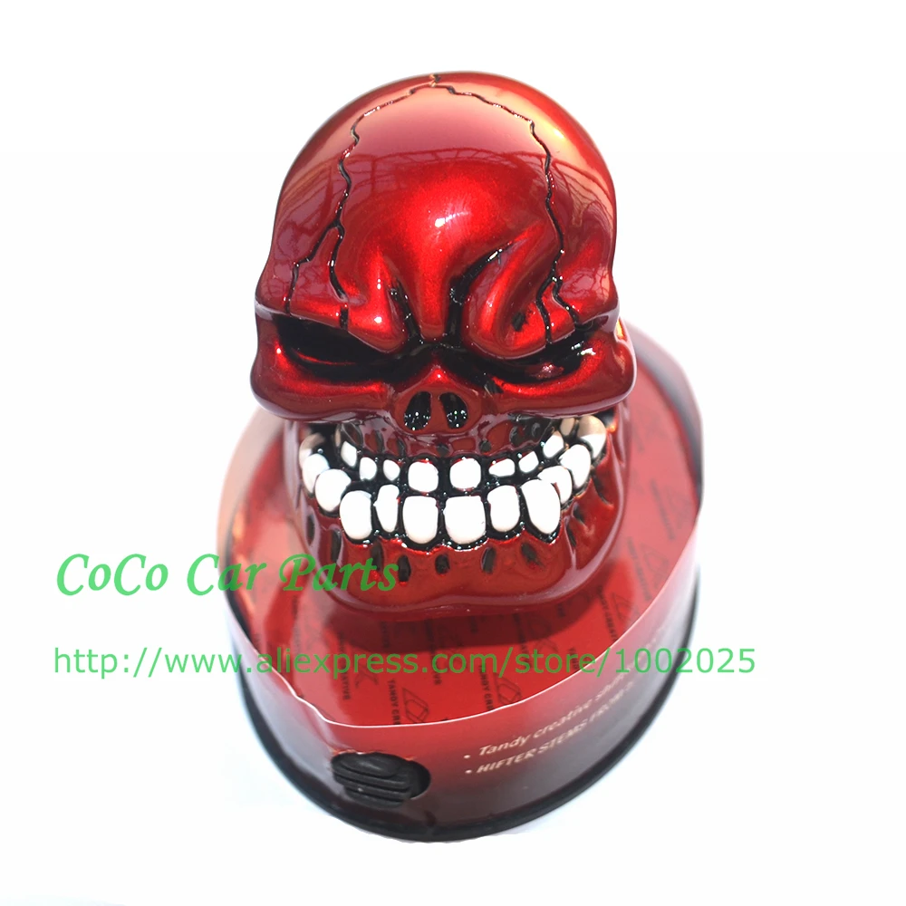 Red Skull Head Shift Knob Universal Manual Resin Car Gear Shift Knob Stick Shifter Lever Shift Cover
Red Skull Head Shift Knob Universal Manual Resin Car Gear Shift Knob Stick Shifter Lever Shift Cover