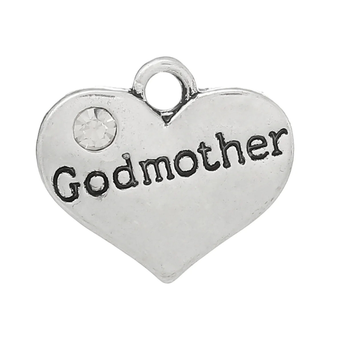 DoreenBeads Charm Pendants Heart Family antique silver color "Godmother" Carved Clear Rhinestone 16mm x 15mm,20PCs (B36868)
DoreenBeads Charm Pendants Heart Family antique silver color "Godmother" Carved Clear Rhinestone 16mm x 15mm,20PCs (B36868)