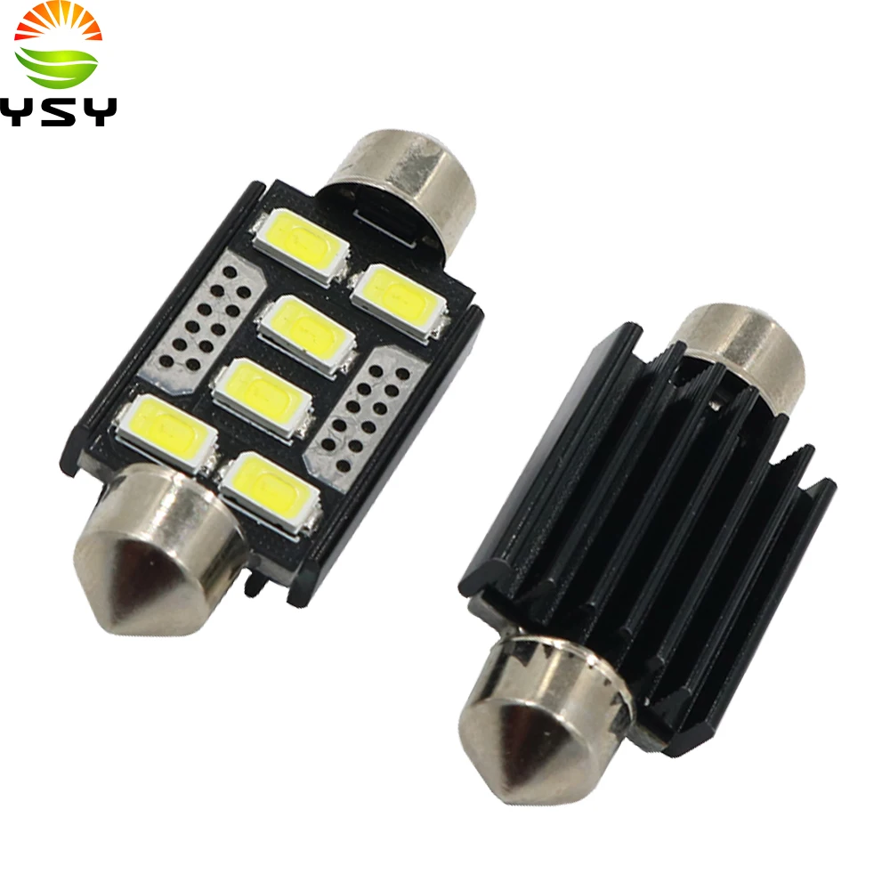 YSY 50X NEW White 31 36 39 41mm 5630 6LED Bulb DC12V Car Auto C5W Interior Dome Reading Lights Lamp Festoon DC12V
YSY 50X NEW White 31 36 39 41mm 5630 6LED Bulb DC12V Car Auto C5W Interior Dome Reading Lights Lamp Festoon DC12V