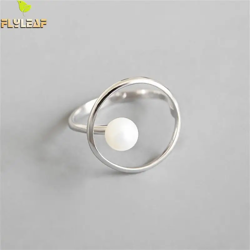 Flyleaf 925 Sterling Silver Rings For Women Ring Natural Pearl Femme Fashion Fine Jewelry Simple Open Ring Temperament OL Style
Flyleaf 925 Sterling Silver Rings For Women Ring Natural Pearl Femme Fashion Fine Jewelry Simple Open Ring Temperament OL Style