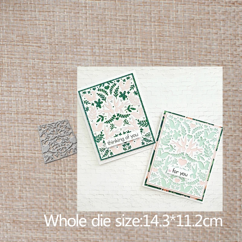 14.3*11.2cm flower leaves hollow rectangle Metal Cutting Dies for card DIY Scrapbooking stencil Paper Craft Album template Dies
14.3*11.2cm flower leaves hollow rectangle Metal Cutting Dies for card DIY Scrapbooking stencil Paper Craft Album template Dies