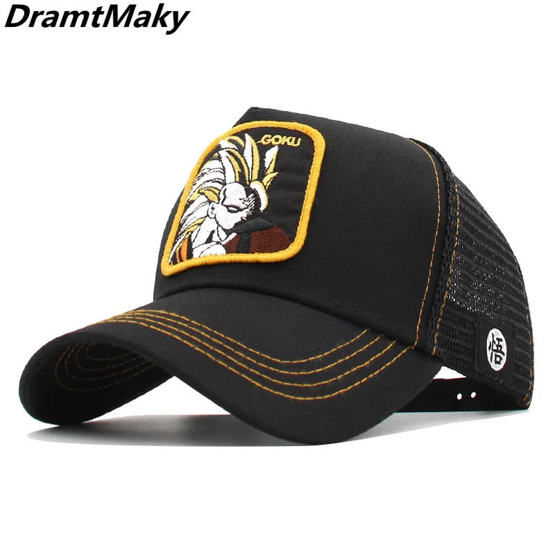 Anime Dragon Ball BUU GOKU Embroidery Men's Baseball Cap Women Snapback Hip Hop cap Summer Mesh hat trucker cap gorra dad hat
Anime Dragon Ball BUU GOKU Embroidery Men's Baseball Cap Women Snapback Hip Hop cap Summer Mesh hat trucker cap gorra dad hat