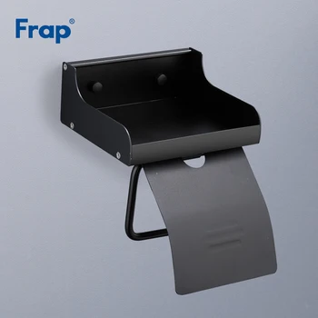 Frap Antique Black Toilet Paper Holder Bathroom Mobile Holder Toilet Tssue Paper Roll Holder Bathroom Storage Accessory Y18058