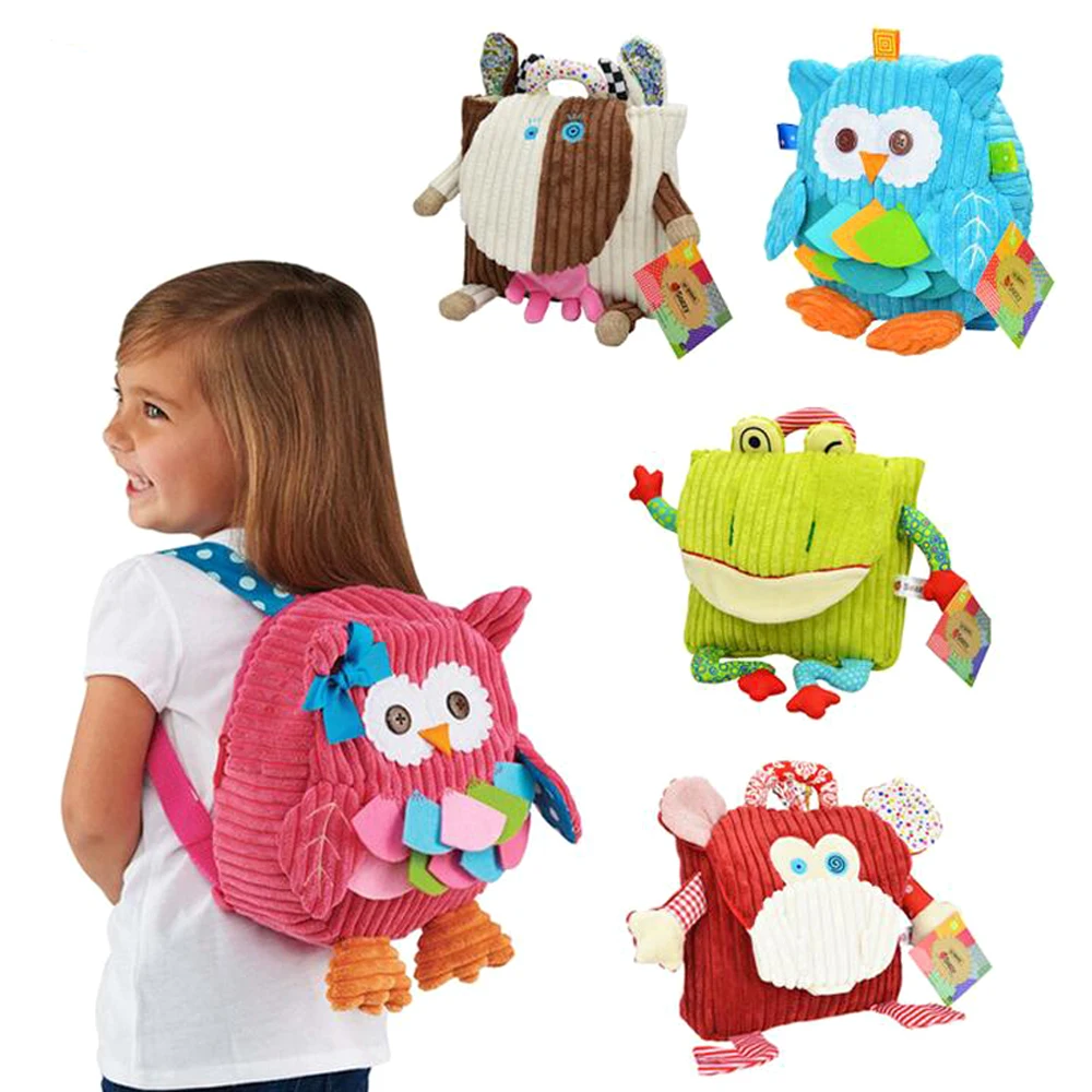 25cm Kids Cartoon Backpack Plush Cute Shoulder Snack Bag Owl Monkey Frog Animal Backpack Baby Kindergarten Preschool Backpacks
25cm Kids Cartoon Backpack Plush Cute Shoulder Snack Bag Owl Monkey Frog Animal Backpack Baby Kindergarten Preschool Backpacks
