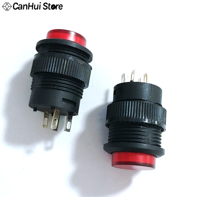2PCS RED R16-503AD Self-locking ON/OFF LED Light Latching Push Button Switch 4 PIN DIP circular 16MM 3A/250V
2PCS RED R16-503AD Self-locking ON/OFF LED Light Latching Push Button Switch 4 PIN DIP circular 16MM 3A/250V