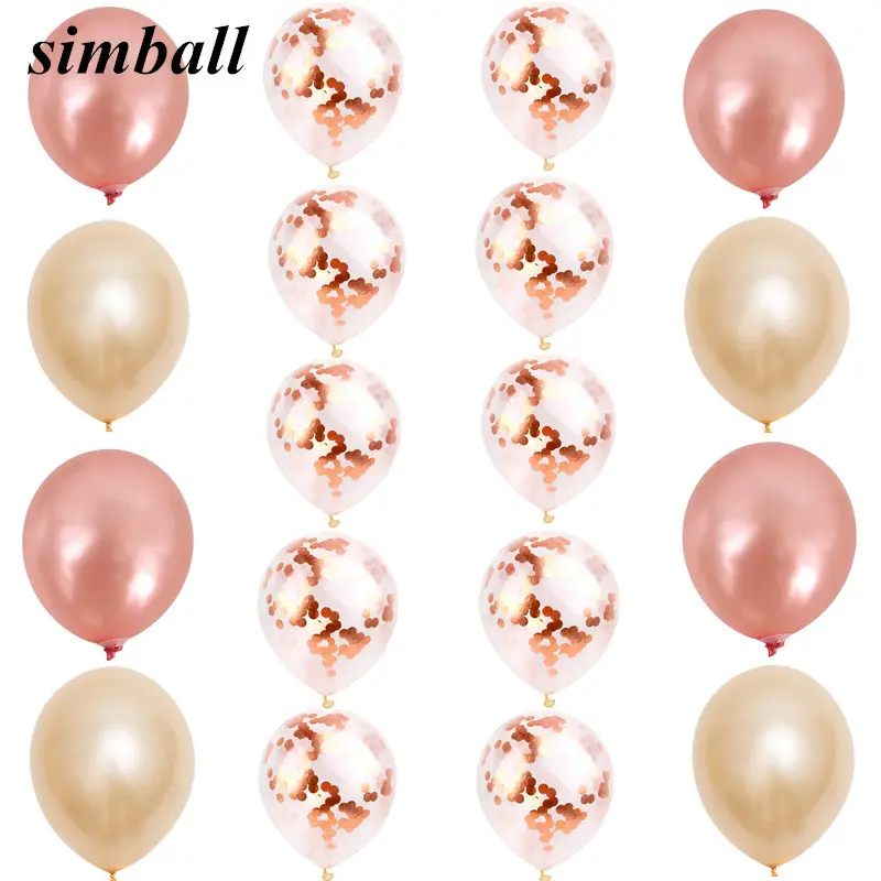 18pcs 12inch rose gold latex balloons rose gold confetti balloon wedding party balloon birthday party decor baby shower supplies
18pcs 12inch rose gold latex balloons rose gold confetti balloon wedding party balloon birthday party decor baby shower supplies