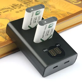 2pc NP-BX1 NP BX1 Camera Bttery and Dual USB Charger for Sony DSC-WX300 WX350 WX500 HX400 RX1 DSC-RX100 M2 M3 M4 M5 M6
2pc NP-BX1 NP BX1 Camera Bttery and Dual USB Charger for Sony DSC-WX300 WX350 WX500 HX400 RX1 DSC-RX100 M2 M3 M4 M5 M6