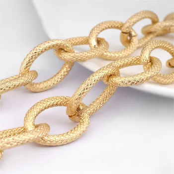 (22980)1 meter 27*18MM Oxidation Gold Color Aluminum Embossed Round O Shape Chains Diy Jewelry Findings Accessories Wholesale
(22980)1 meter 27*18MM Oxidation Gold Color Aluminum Embossed Round O Shape Chains Diy Jewelry Findings Accessories Wholesale