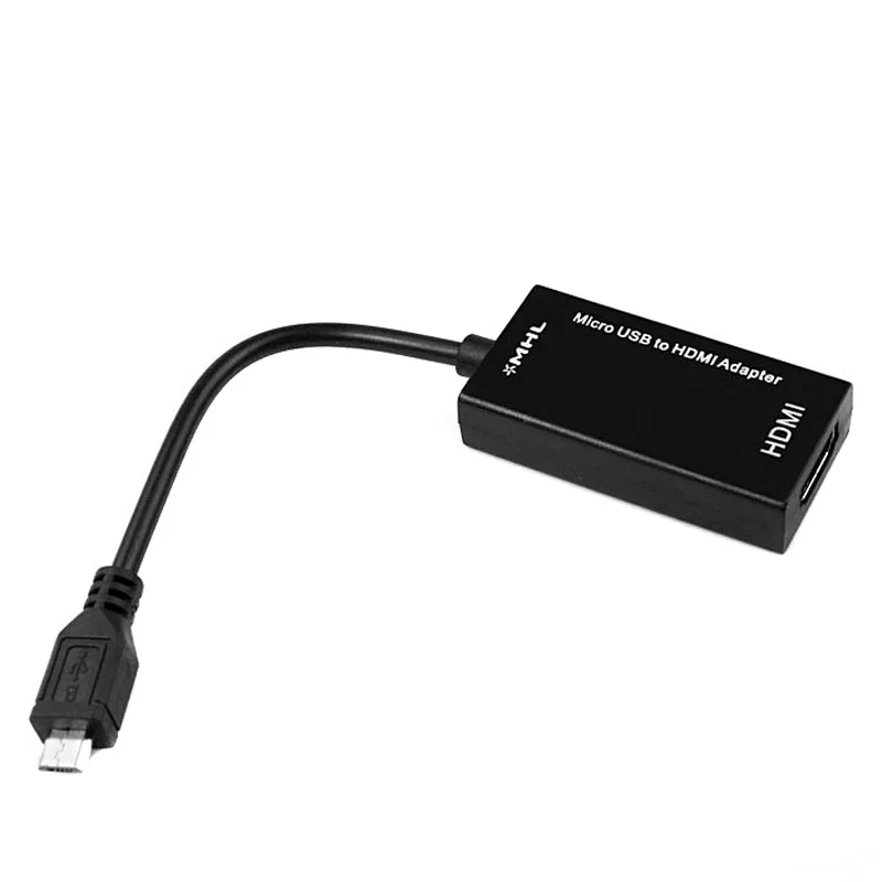 Micro USB to HDMI High Speed HD Adapter Cable For Movie Game Converter For Huawei SamSung Android phone
Micro USB to HDMI High Speed HD Adapter Cable For Movie Game Converter For Huawei SamSung Android phone