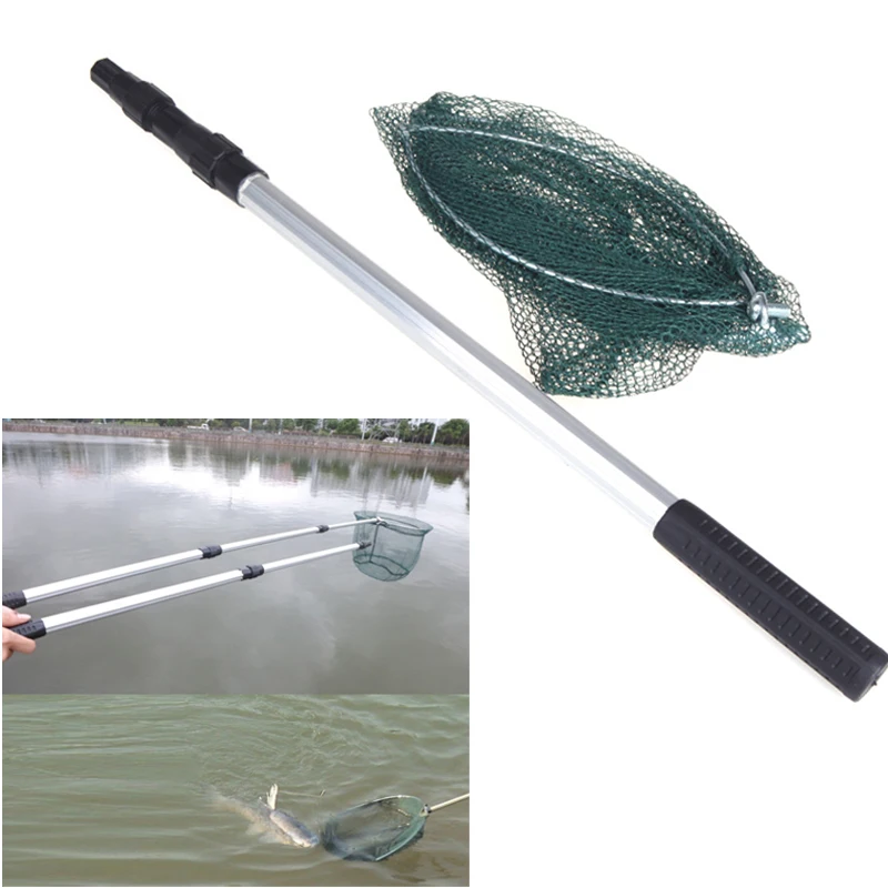 2 in 1 Nylon Fishing Net Mesh Folding Landing Net Extending Foldable Pole Handle Fishing Net
2 in 1 Nylon Fishing Net Mesh Folding Landing Net Extending Foldable Pole Handle Fishing Net