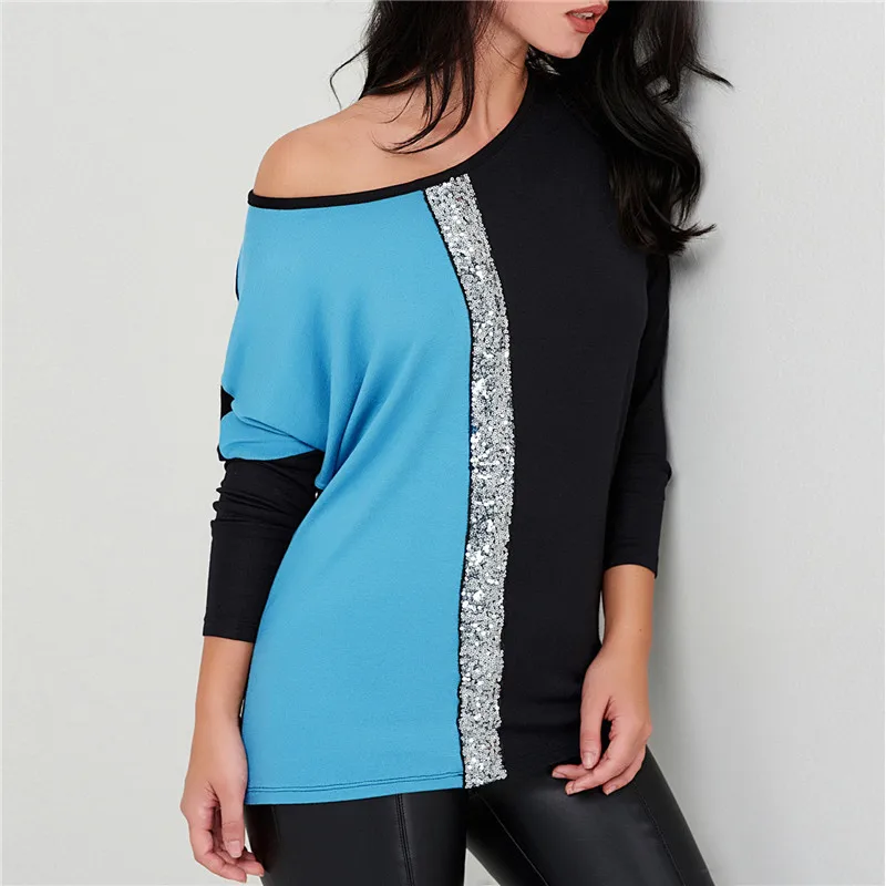 Fashion Sequin T-Shirt Women Busic Autumn 2018 O-Neck Long Sleeve Mujer Tunic Tee Shirt Casual Top 2018 SJ1097Y
Fashion Sequin T-Shirt Women Busic Autumn 2018 O-Neck Long Sleeve Mujer Tunic Tee Shirt Casual Top 2018 SJ1097Y