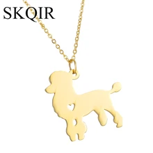 Customized Engrave Name Necklace Custom Poodle Dog Letter Stainless Steel Gold Charm Animal Pendant Necklace Women Men Gift 45cm
Customized Engrave Name Necklace Custom Poodle Dog Letter Stainless Steel Gold Charm Animal Pendant Necklace Women Men Gift 45cm