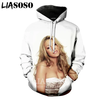 LIASOSO Winter New Men Women Sweatshirt 3D Print Singer Mariah Carey Hoodie Long Sleeve Casual Top Harajuku Pullover B177-06
LIASOSO Winter New Men Women Sweatshirt 3D Print Singer Mariah Carey Hoodie Long Sleeve Casual Top Harajuku Pullover B177-06