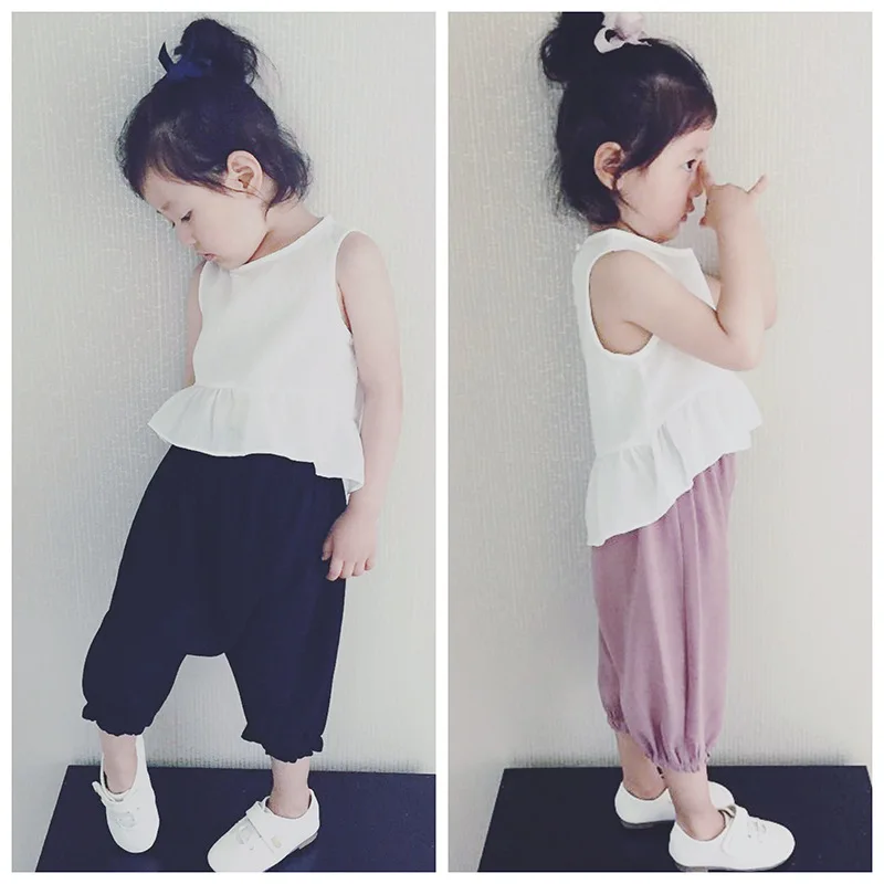 Children's clothing girl two pieces set sleeveless linen vest plus seven pants summer clothes new 3-8 years old
Children's clothing girl two pieces set sleeveless linen vest plus seven pants summer clothes new 3-8 years old