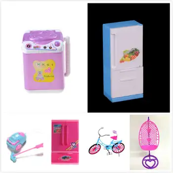 Plastic Fridge Dresser Mini Washing Machine Fan TV Toilet Dollhouse Furniture Toy Dolls Girls Furniture
Plastic Fridge Dresser Mini Washing Machine Fan TV Toilet Dollhouse Furniture Toy Dolls Girls Furniture