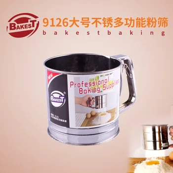 BAKEST Large Size Stainless Steel Multi-Functional Powder Sieve Flour Sifter Pastry Baking Tools
BAKEST Large Size Stainless Steel Multi-Functional Powder Sieve Flour Sifter Pastry Baking Tools
