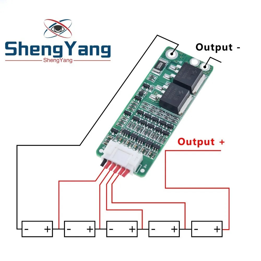 ShengYang 5S 15A Li-ion Lithium Battery BMS 18650 Charger Protection Board 18V 21V Cell Protection Circuit
ShengYang 5S 15A Li-ion Lithium Battery BMS 18650 Charger Protection Board 18V 21V Cell Protection Circuit